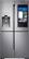 Front. Samsung - Family Hub 2.0 22.0 Cu. Ft. 4-Door Flex French Door Counter-Depth Refrigerator with Apps - Stainless steel.