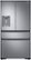 Front Zoom. Samsung - 22.6 Cu. Ft. 4-Door Flex French Door Counter-Depth Fingerprint Resistant Refrigerator - Stainless steel.