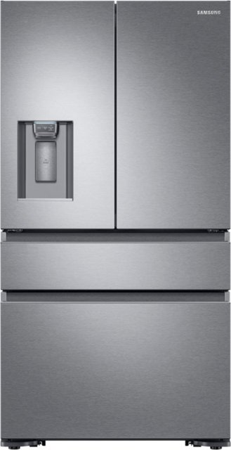 Samsung 22 6 Cu Ft 4 Door Flex French Door Counter Depth Fingerprint Resistant Refrigerator Stainless Steel Rf23m8070sr Best Buy