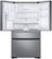 Alt View Zoom 2. Samsung - 22.6 Cu. Ft. 4-Door Flex French Door Counter-Depth Fingerprint Resistant Refrigerator - Stainless steel.