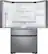 Alt View 2. Samsung - 22.6 cu. ft. 4-Door Flex French Door Counter Depth Refrigerator with FlexZone Drawer - Stainless steel.