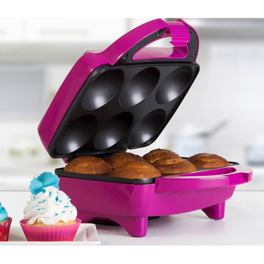 Best Buy: Holstein Housewares Fun Cupcake Maker Magenta HF-09013M