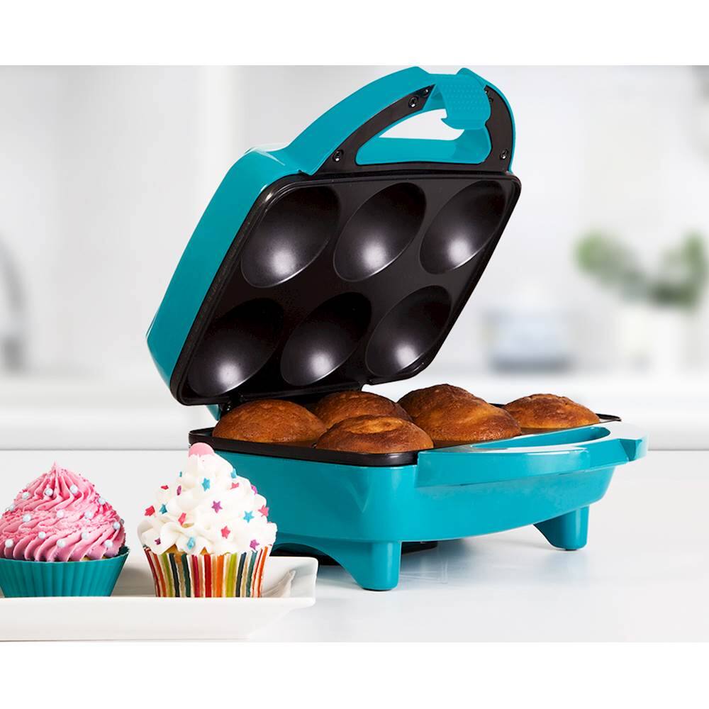 Best Buy Holstein Housewares Fun Cupcake Maker Teal HF09013E