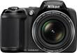 Nikon - Coolpix L340 20.2-Megapixel Digital Camera - Black - Larger Front