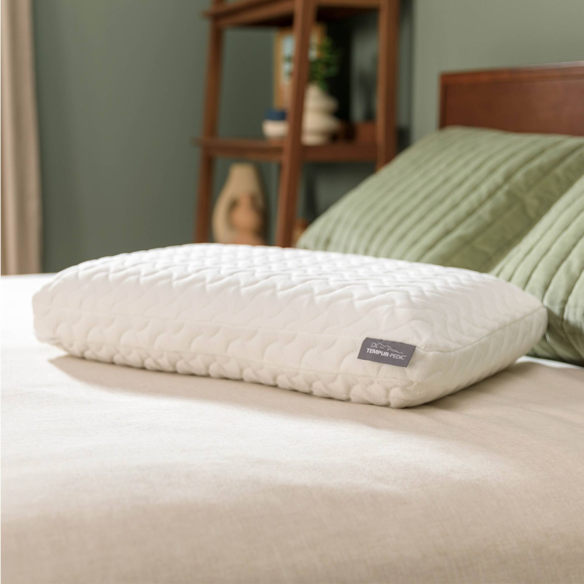 Alt View 3. Tempur-Pedic - TEMPUR-Cloud® Pillow, Standard  - 2-Pack - White.