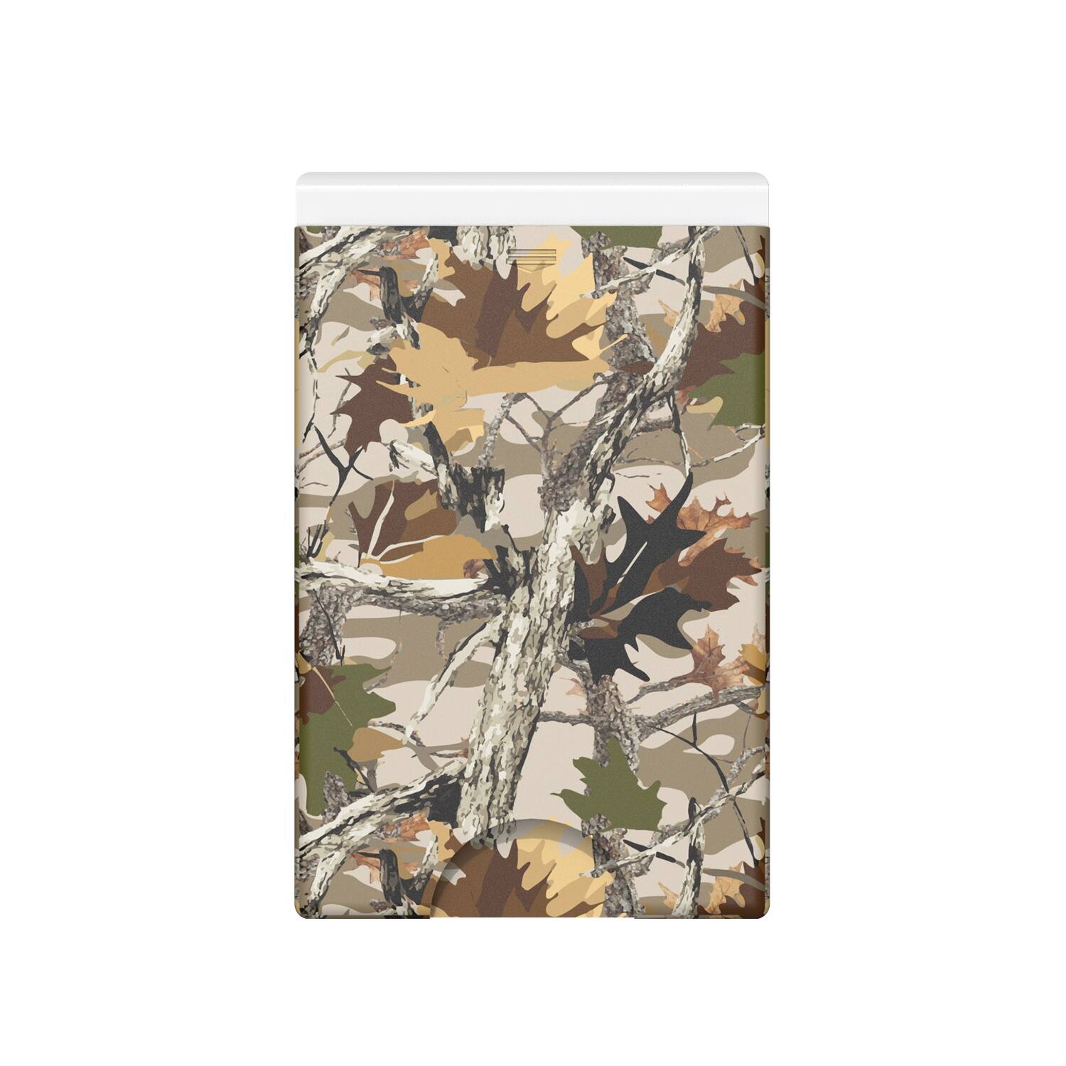 Back. Mybat Pro - MyBat Pro MagStash Signature MagSafe Wallet – Mosswood Camo - Green.