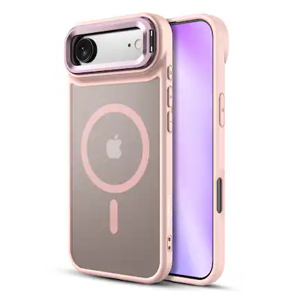Front. BASELINE - baseline InFrame MagSafe Case with Kickstand for Apple iPhone Air 6.5'' - Pink - Pink.