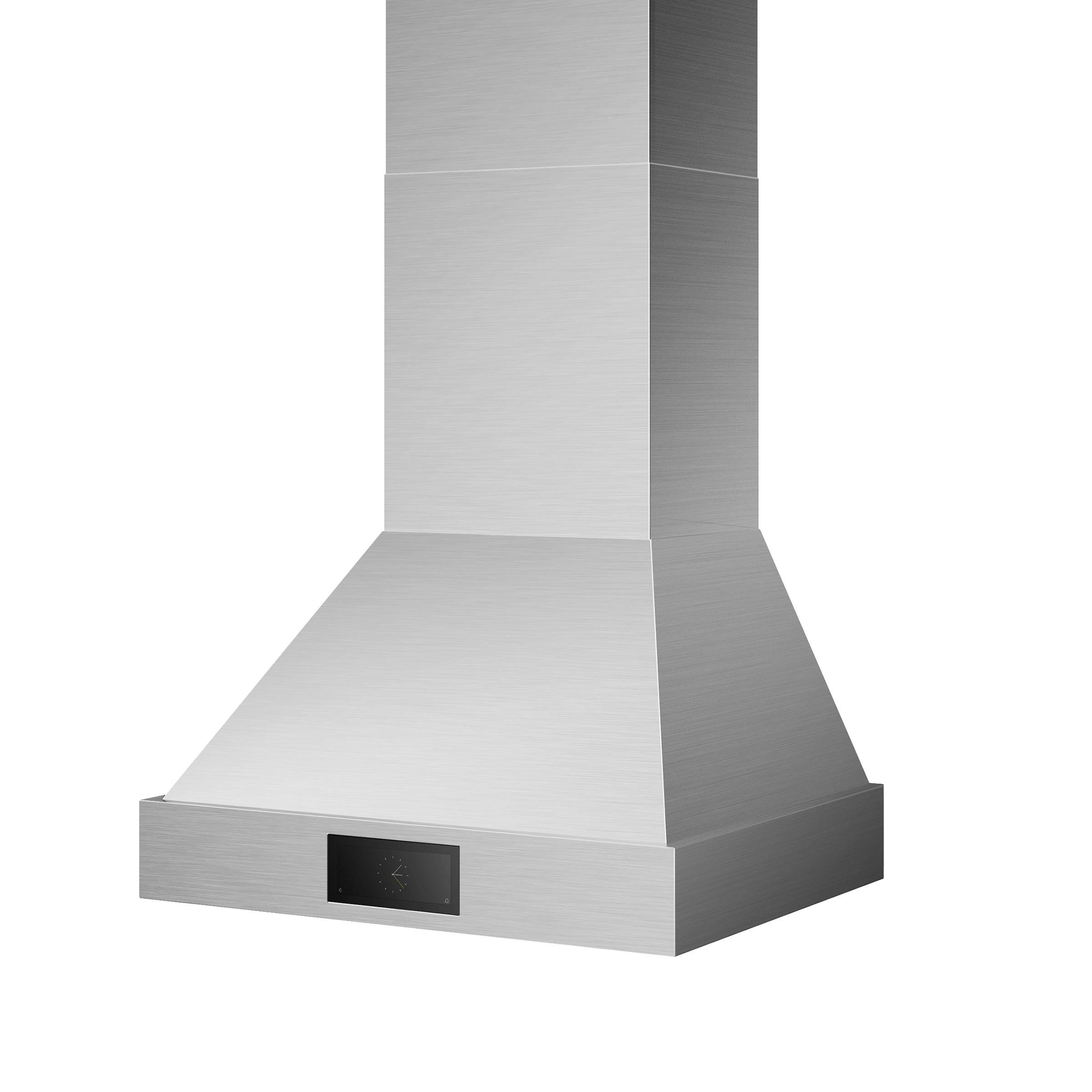 Angle. Induction Hardware - 36 Inch Range Hood, Professional Wall Mount Vent Hood, 1000 CFM, efficient DC-Motor, Ultra-Quiet Multi-Speed, LED Lights - Stainless Steel.