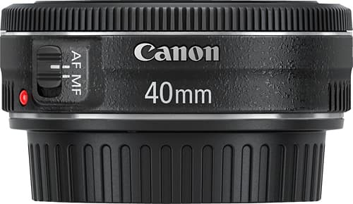 Best Buy: Canon EF 40mm f/2.8 STM Standard Lens Black 6310B002