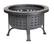 Alt View 14. Fire Sense - Alpina Round Slate Top Fire Pit - Black.