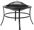 Front. Fire Sense - Tokia Round Fire Pit - Antique Bronze.