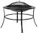 Front. Fire Sense - Tokia Round Fire Pit - Antique Bronze.