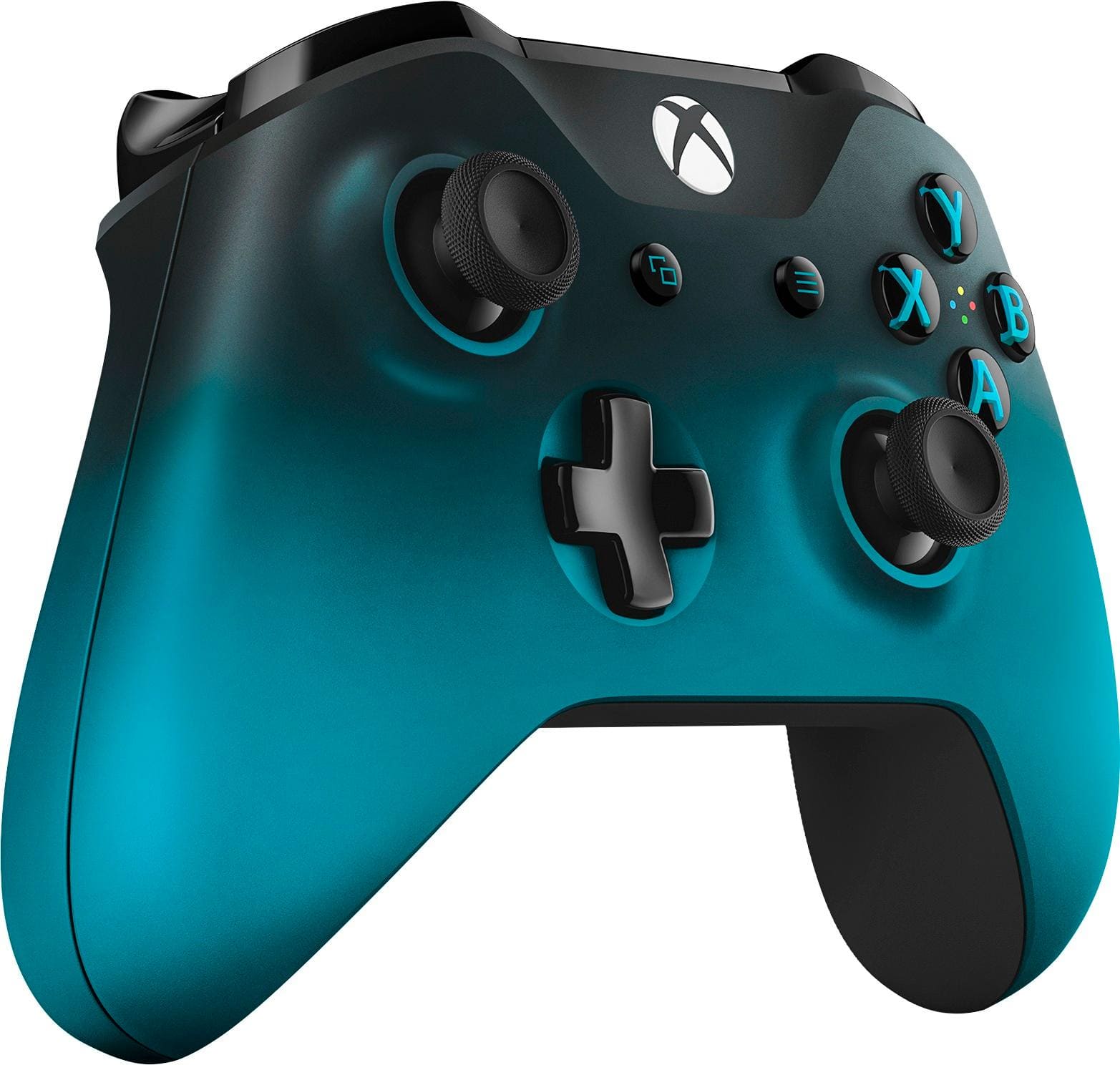 Angle. Microsoft - Xbox Wireless Controller - Ocean Shadow Special Edition - Blue.