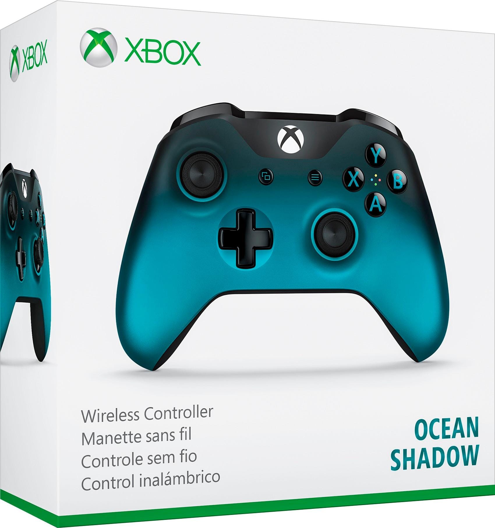 Alt View 12. Microsoft - Xbox Wireless Controller - Ocean Shadow Special Edition - Blue.