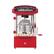 Angle. Holstein Housewares - 10-Cup Popcorn Maker - Red.