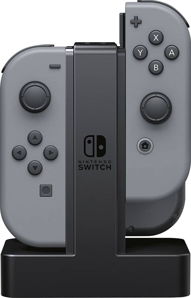 Front. PowerA - Joy-Con Charging Dock - Black.
