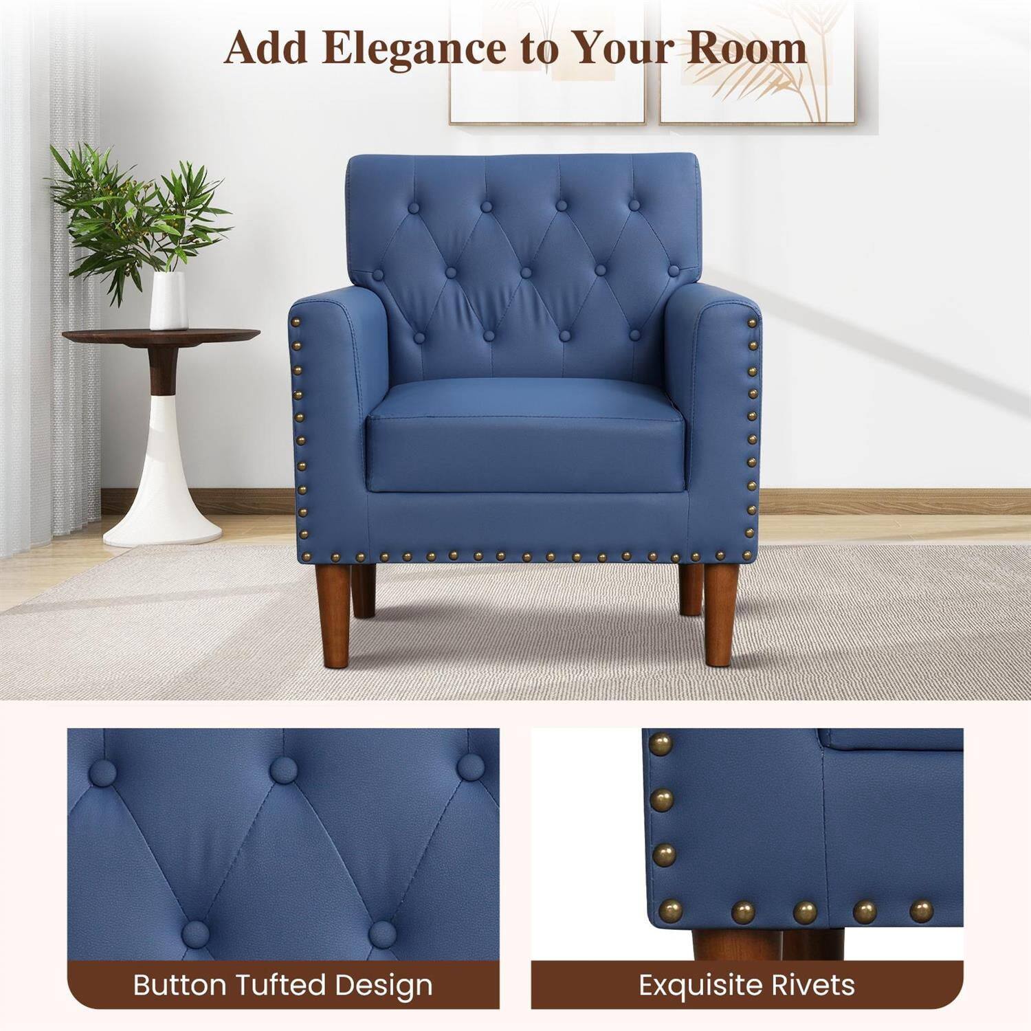 Add Elegance to Your Room

Button Tufted Design

Exquisite Rivets