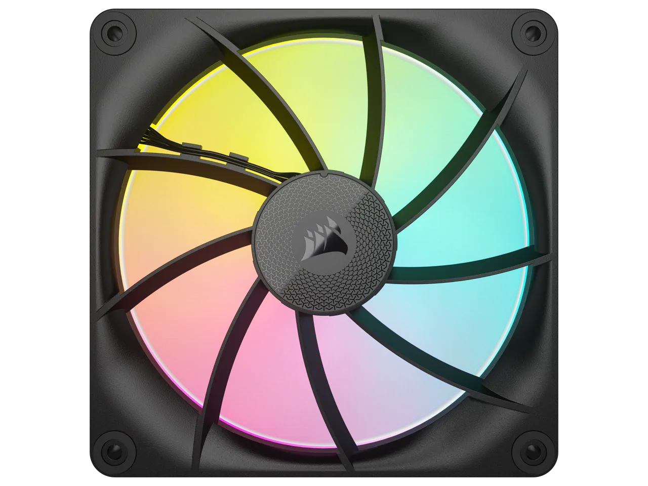 Alt View 8. CORSAIR - CORSAIR LX RGB Series, iCUE LINK LX140 RGB, 140mm Fan, Dual Pack - RGB.