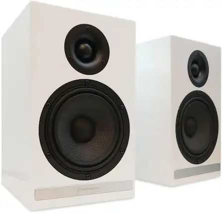 Front. Audioengine - HDP6 150 Watt Passive Speakers - White.