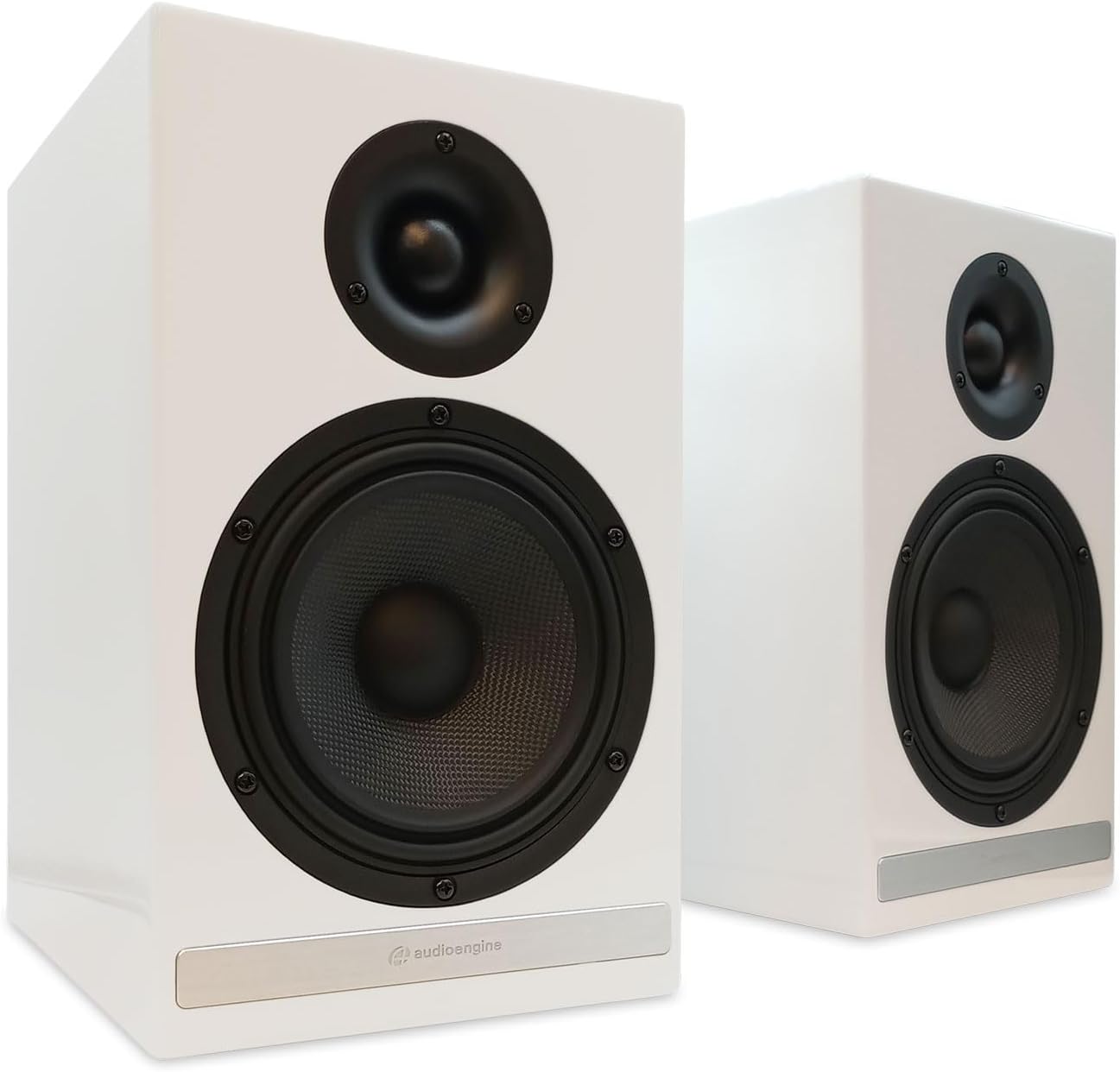 Front. Audioengine - HDP6 150 Watt Passive Speakers - White.