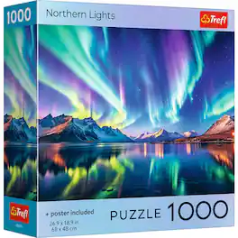 Trefl - Red Northern Lights 1000 Piece Puzzle