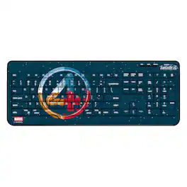 Keyscaper - Marvel Badge Wireless USB Keyboard - Fantastic Four 1