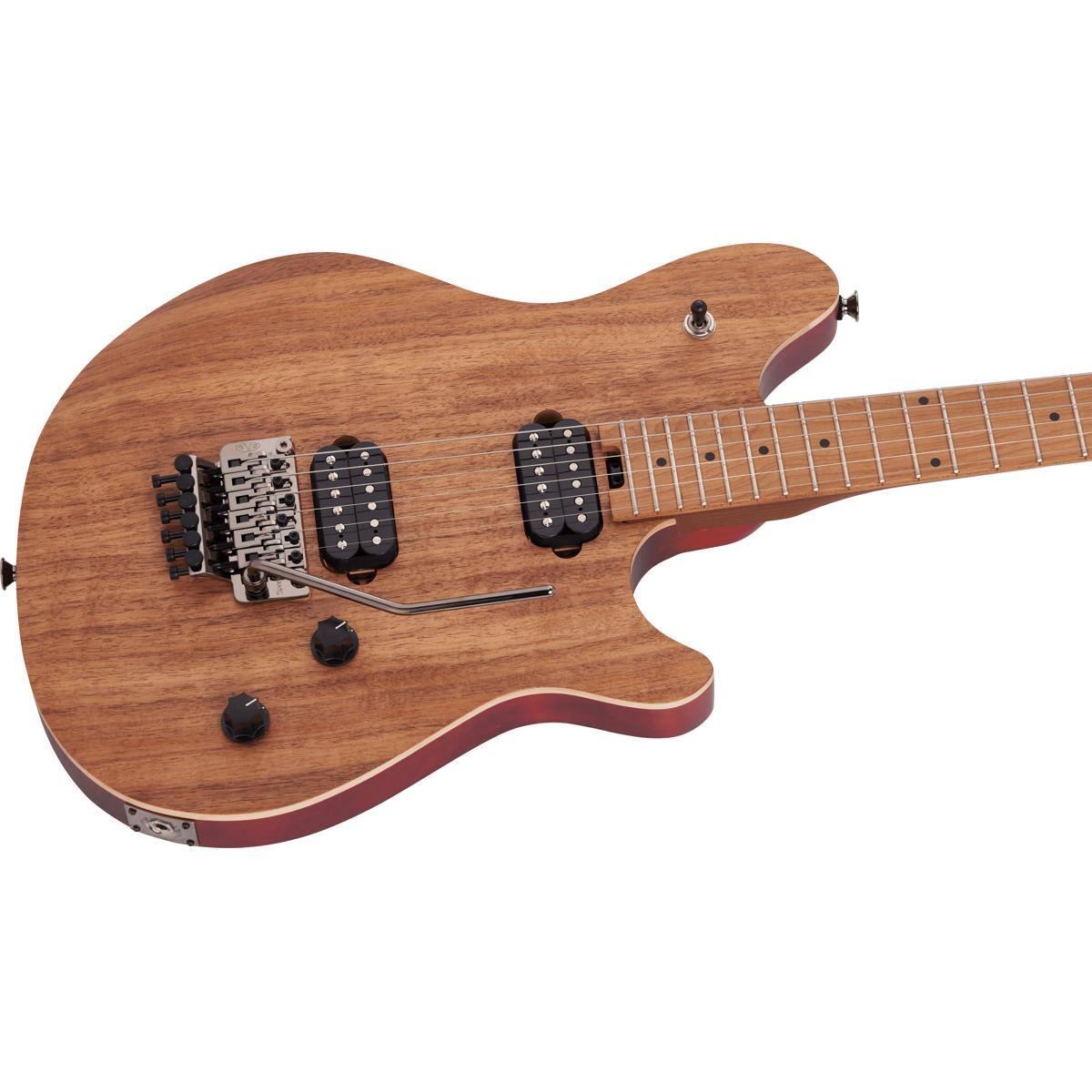 Alt View 5. EVH - EVH Wolfgang Standard Exotic Koa Electric Guitar, Baked Maple Fingerboard, Natural.
