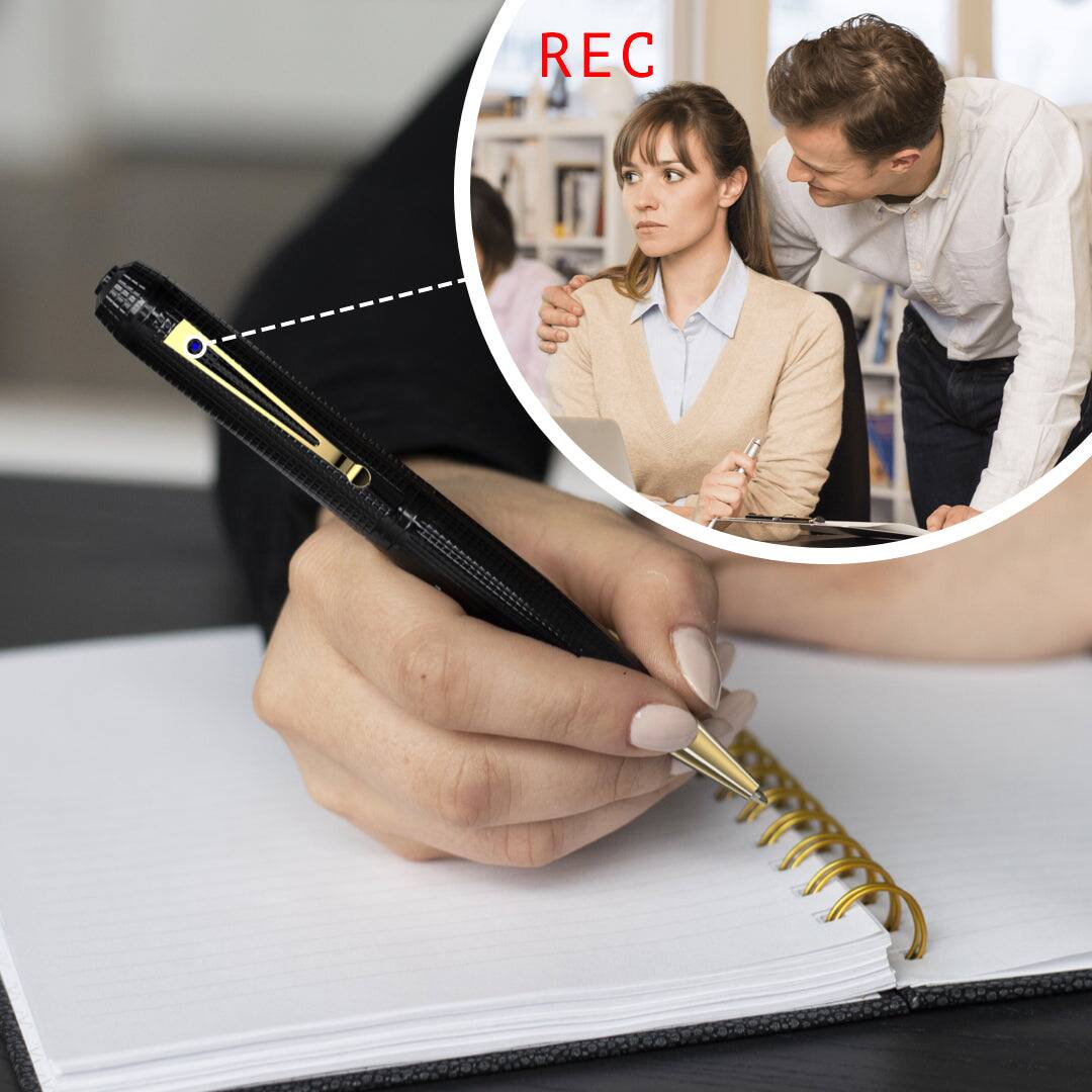 Back. iSpyPens - iSpyPen Pro X 64GB Rose Gold Professional Grade Spy Pen Camera - Rose Gold.