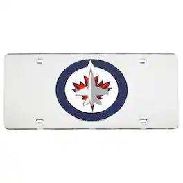 Rico Industries - Winnipeg Jets Acrylic License Plate Laser Tag - Multi