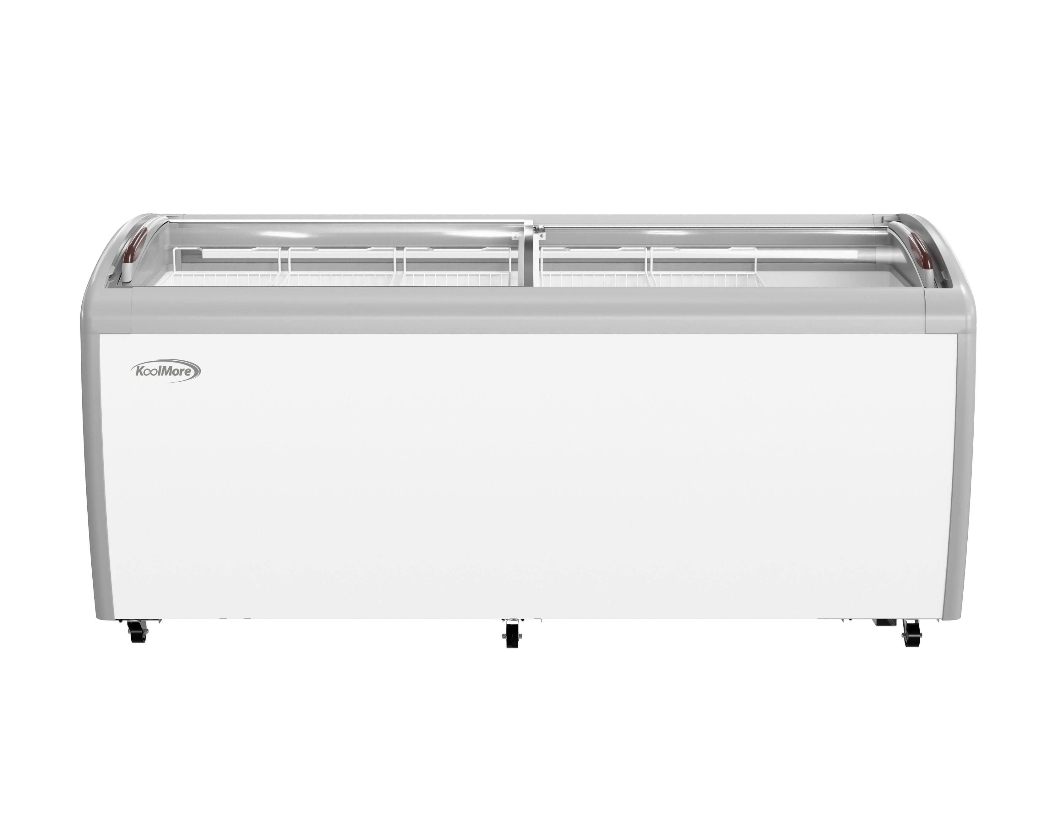 Alt View 1. Koolmore - 71 in. Commercial Ice Cream Display Freezer, 20 cu. ft. MCF-20C - White.