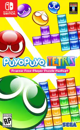 Front. SEGA - Puyo Puyo Tetris. - E10+ (Everyone 10+)