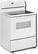 Angle Standard. Whirlpool - 30" Self-Cleaning Freestanding Electric Range - White on white.