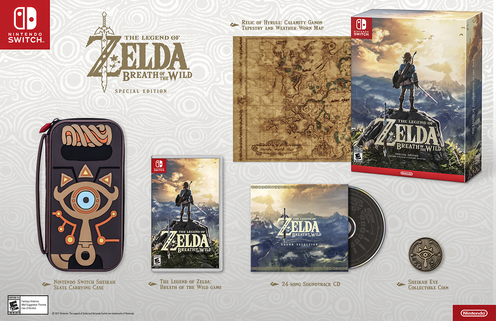 recommend retail delay Best Buy: The Legend of Zelda: Breath of the Wild Special Edition Nintendo  Switch NINTENDO