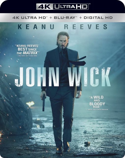 Front Standard. John Wick [4K Ultra HD Blu-ray/Blu-ray] [Includes Digital Copy] [2014].