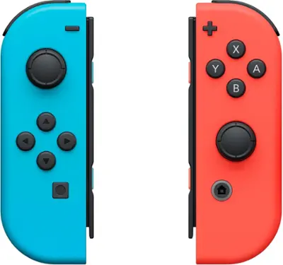 Joy-Con (L/R) Wireless Controllers for Nintendo Switch - Neon Red/Neon Blue