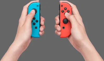 Joy-Con (L/R) Wireless Controllers for Nintendo Switch - Neon Red/Neon Blue