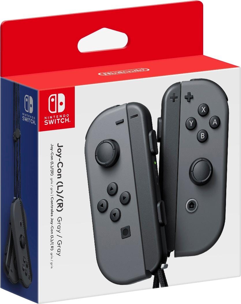 Joy-Con (L/R) Wireless Controllers for Nintendo Switch Gray HACAJAAAA -  Best Buy