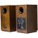 Back. Klipsch - The Sixes 6-1/2" Powered 2-Way Speakers (Pair) - Walnut.