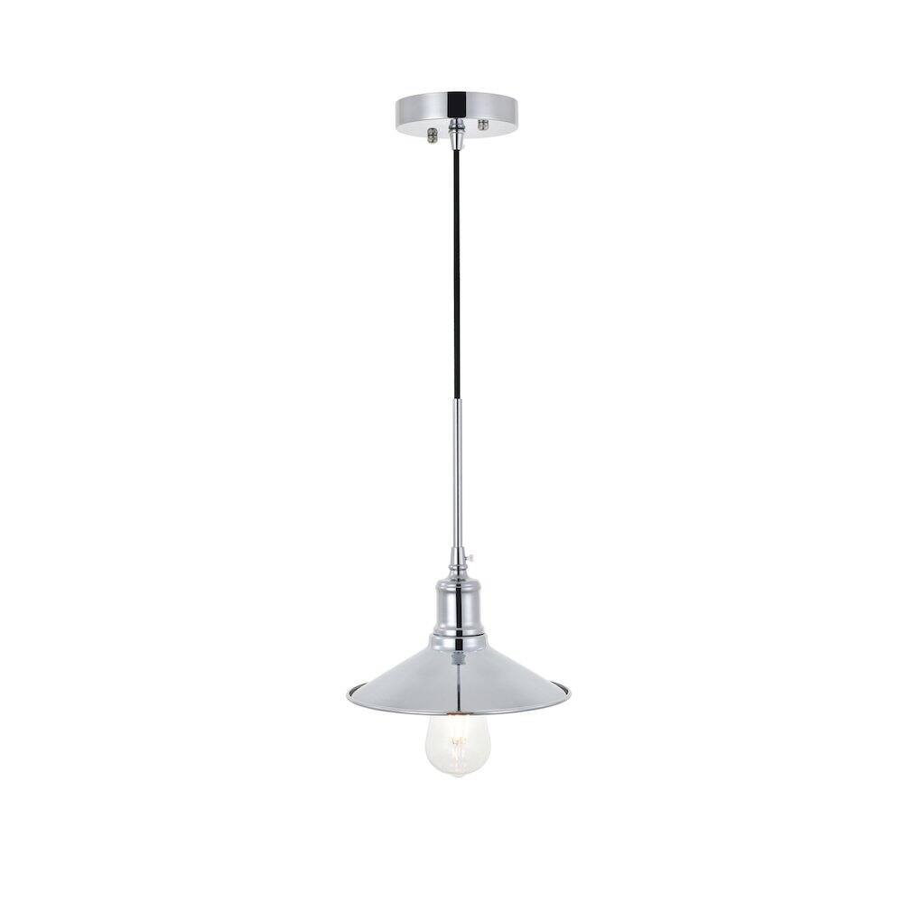 Alt View 4. Living District - Etude 1 Light Chrome Pendant - Chrome.