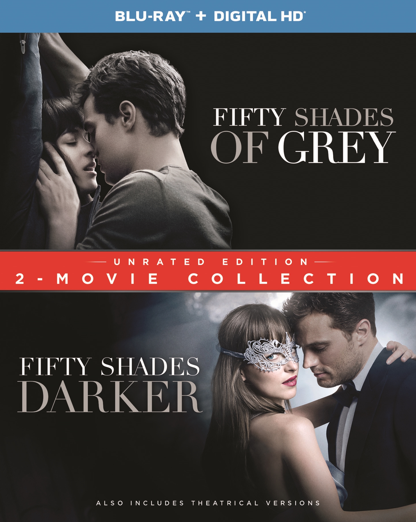 Fifty Shades 2-Movie Collection Blu-ray/DVD 2 Discs