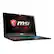 Angle. MSI - GS Series STEALTH PRO 15.6" 4K Ultra HD Laptop - Intel Core i7 - 16GB Memory - GeForce GTX 1060 - 512GB SSD + 2TB HDD - Aluminum black.