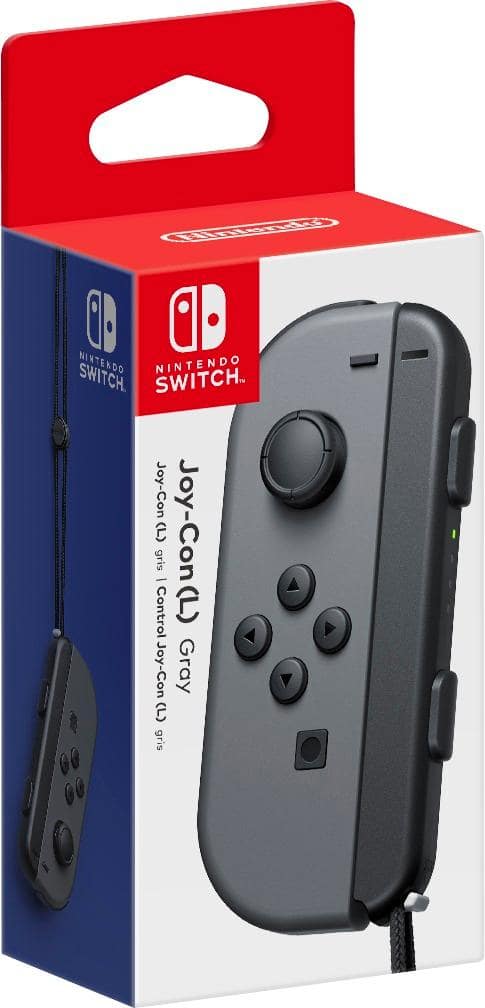 Joy-Con (L) Wireless Controller for Nintendo Switch Gray - Best Buy