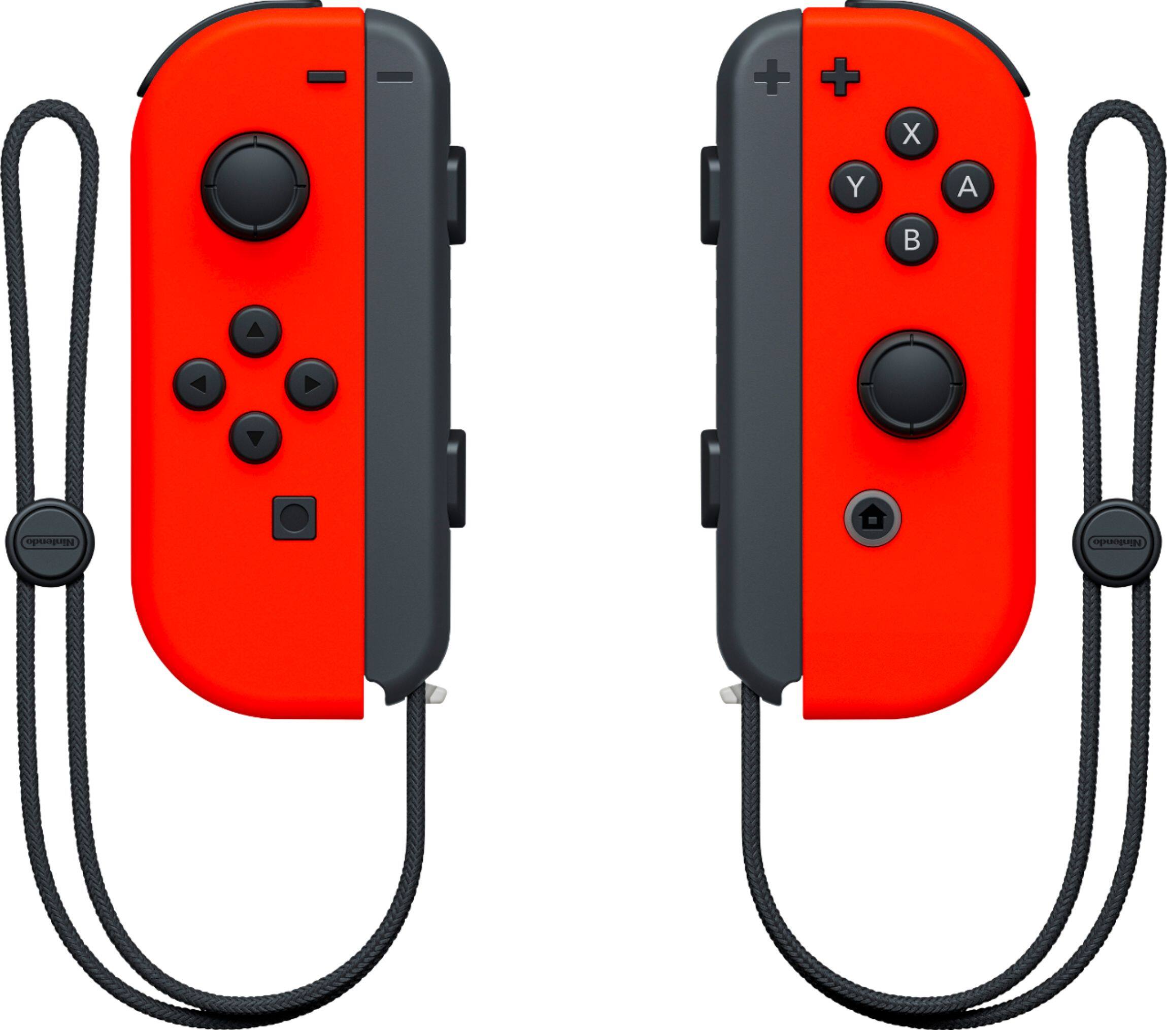 Nintendo Switch L/R Joy-Cons, Neon Red/Neon Blue