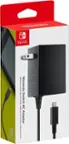Front. Nintendo - AC Adapter for Nintendo Switch - Black.