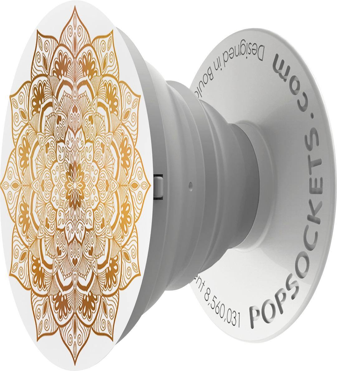 Alt View 12. PopSockets - Finger Grip/Kickstand for Mobile Phones - Golden Silence.