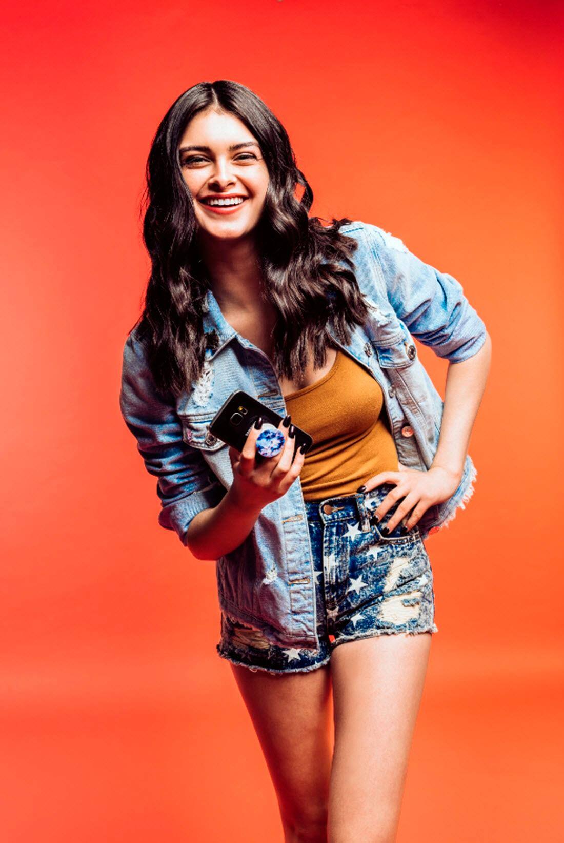 Alt View 14. PopSockets - Finger Grip/Kickstand for Mobile Phones - Golden Silence.