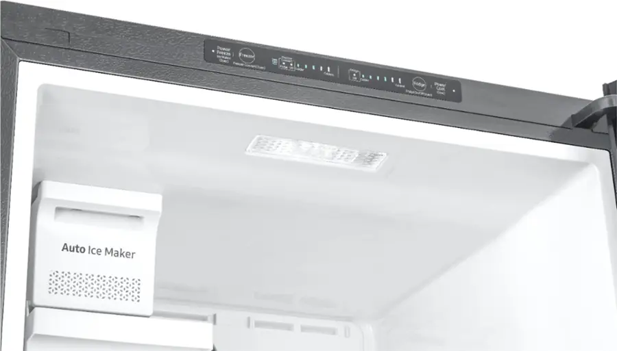 The text on the image reads: "Power Freeze Freezer Ice Maker."
