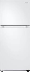 Samsung - 17.6 Cu. Ft. Top-Freezer Refrigerator - White - Front_Standard