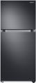 Front Zoom. Samsung - 17.6 cu. ft. Top-Freezer Refrigerator with FlexZone - Black Stainless Steel.