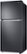 Left Zoom. Samsung - 17.6 cu. ft. Top-Freezer Refrigerator with FlexZone - Black Stainless Steel.